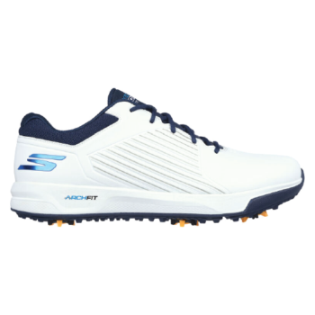 Skechers GO GOLF Arch Fit Elite Vortex Golf Shoes - White/Navy