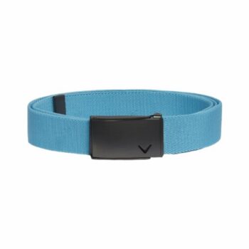 Callaway Mens Stretch Webbed Golf Belt - Light Blue