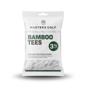 Masters Bamboo Tees 3 1/4" White