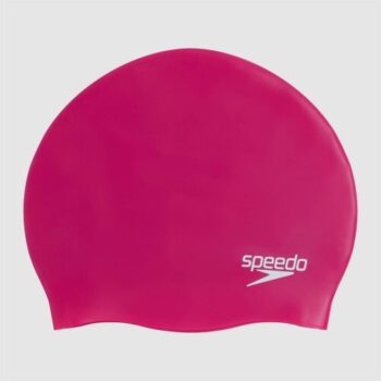 Speedo Adult Moulded Silicone Cap - Pink