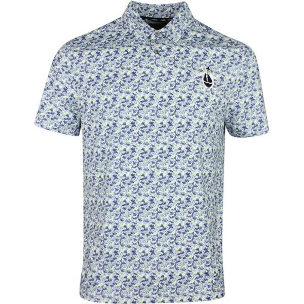 Original Penguin Golf Shirt Tour Umbrella Print - Night
