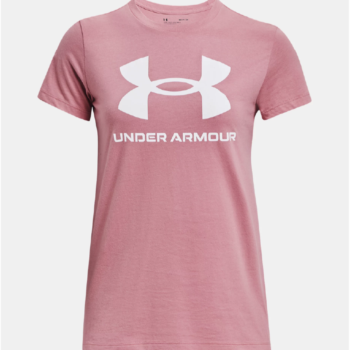 Under Armour Sportstyle Graphic T-Shirt - Pink/White