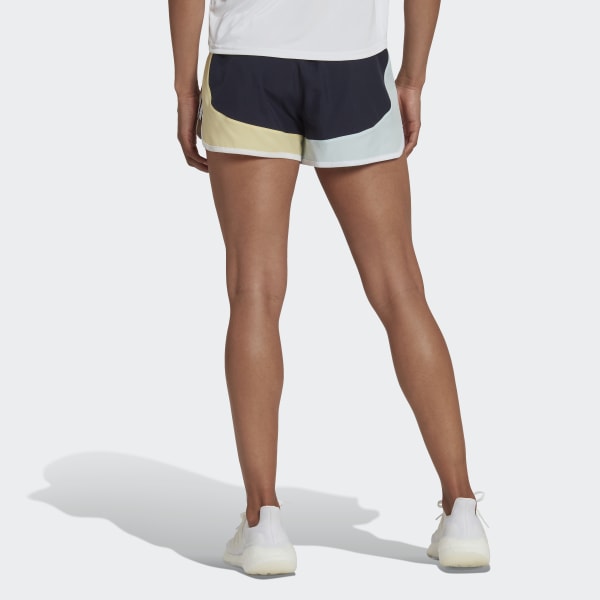 adidas Marathon 20 Colourblock Ladies Running Shorts - Image 2