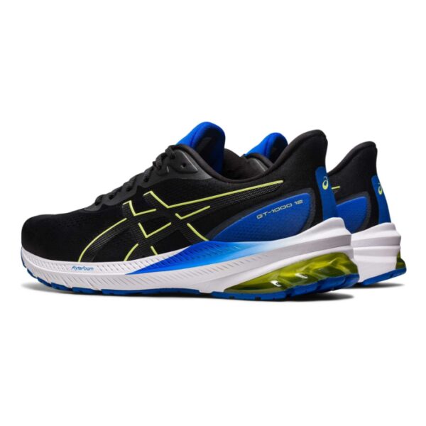 Asics Men's GT-1000 12 - Black/Glow Yellow - Image 3