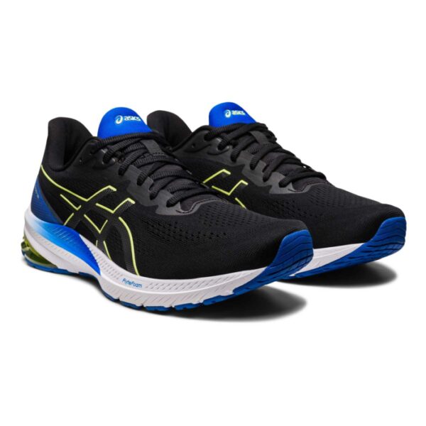 Asics Men's GT-1000 12 - Black/Glow Yellow - Image 4