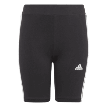 adidas Girls Essentials 3-Stripes Cotton Bike Tights