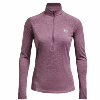 Under Armour Ladies Tech 1/2 Zip Twist - Purple