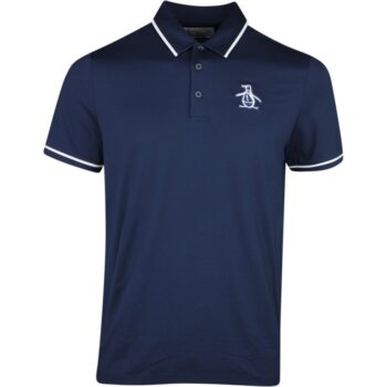 Original Penguin Golf Tour Heritage Polo - Black Iris