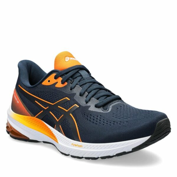 Asics Men's GT-1000 12 - Blue/Orange - Image 4