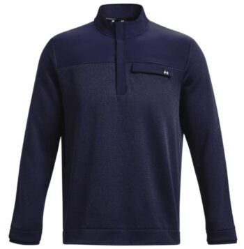 Under Armour Mens Storm Sweater Fleece - Navy/White