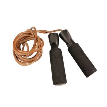 Fitness Mad Weighted Leather Jump Rope