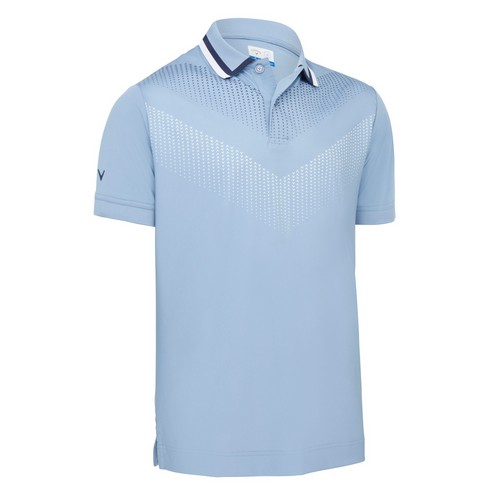 Callaway Mens X Engineered Ombre Chevron Print Polo