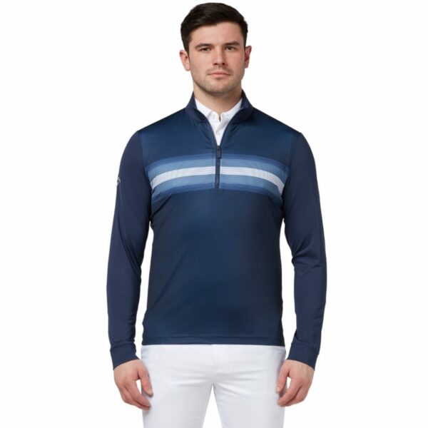 Callaway Energy Stripe Print 1/4 Zip