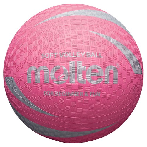 Molten Pink Rubber Volleyball