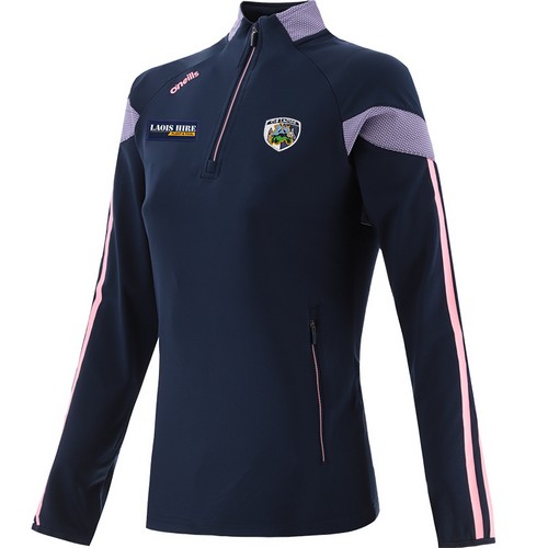 Laois GAA Ladies & Girls Rockway Brushed Half Zip Top