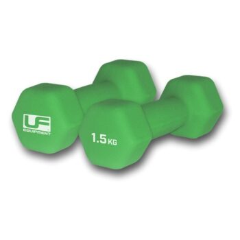 Urban Fitness Hex Dumbbells - Neoprene Covered (Pair) 1.5kg