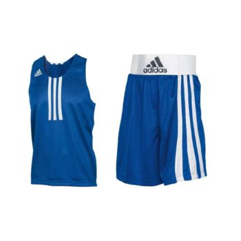 adidas Clubline Amateur Boxing Set - Blue/White