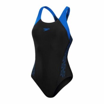 Speedo Womens HyperBoom Racerback Swimsuit - Blue/Black