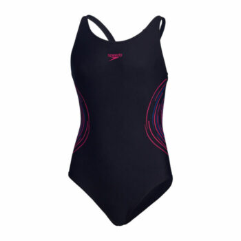 Speedo Girls Placement Muscleback Swimsuit