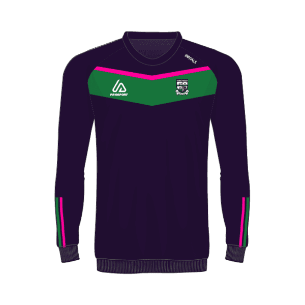 Portlaoise GAA ProSport Crewneck - Navy/Pink