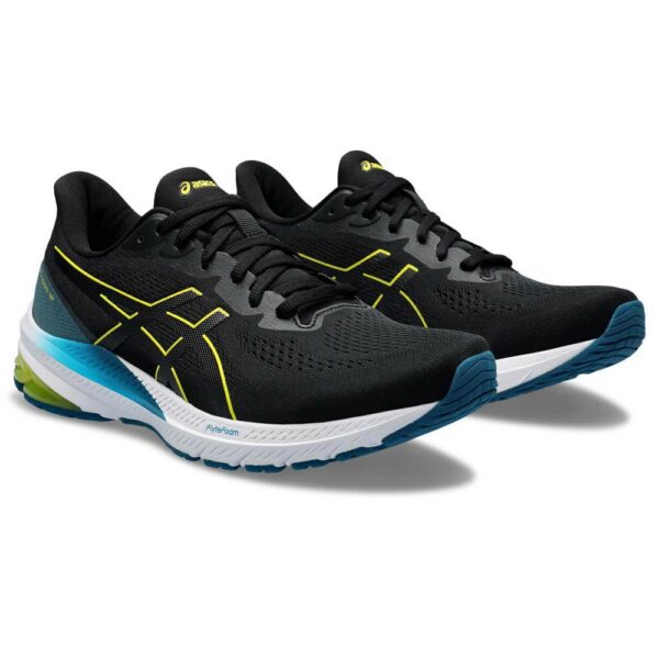 Asics Men's GT-1000 12 – Black/Yellow - Image 3