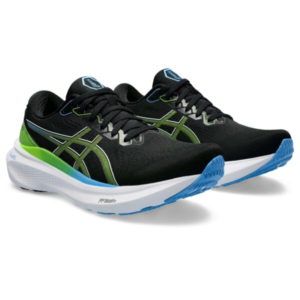 Asics Mens GEL-KAYANO 30 - Black/Lime - Image 3
