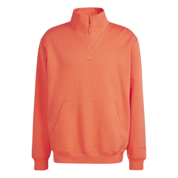 adidas ALL SZN Fleece 1/4-Zip Sweatshirt - Red