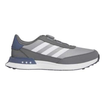 adidas S2G Spikeless BOA 24 Wide Golf Shoes - Grey/White/Ink