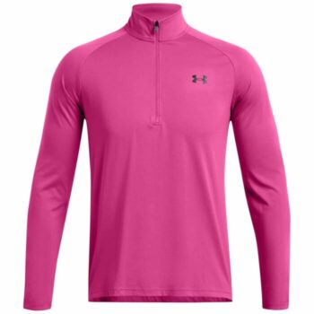 Under Armour Tech 1/2 Zip Training Top - Pink/Black