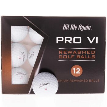 Hit Me Again ProV1 Rewashed Golf Balls 12 Pack