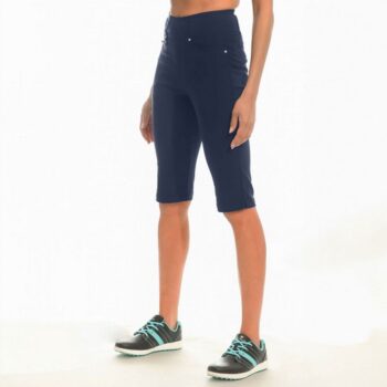 Island Green Ladies 4 Way Stretch City Bermuda Pull On Short