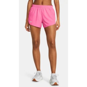 Ladies UA Fly By Short - Pink