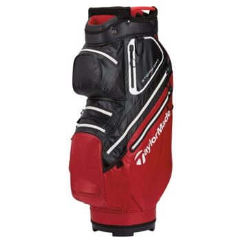 TaylorMade Storm Dry Waterproof Golf Cart Bag - Red/Black