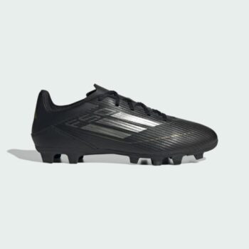 adidas F50 Club FxG Football Boots- Black/Carbon