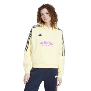 adidas Womens Tiro Cut 3-Stripes Fleece Top