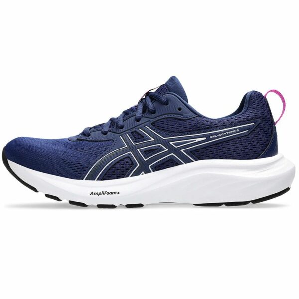 Asics Womens GEL-CONTEND 9 - Blue/Pink - Image 2
