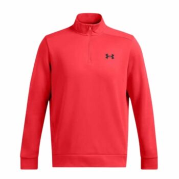 Under Armour Mens Fleece 1/4 Zip Top - Red