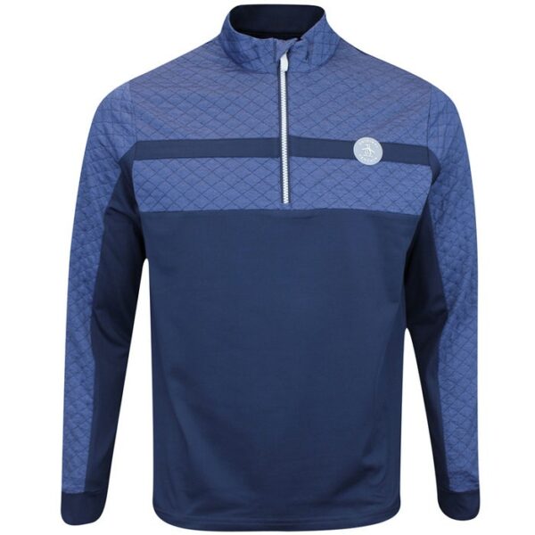 Original Penguin Golf Pullover - Black/Iris
