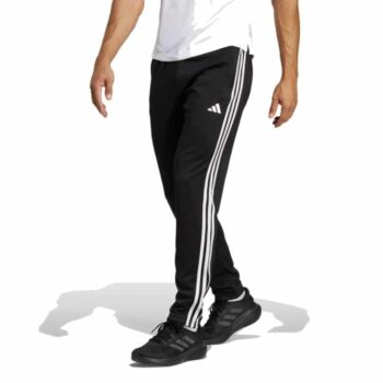 adidas Train Essentials 3-Stripes Training Joggers - Black/White