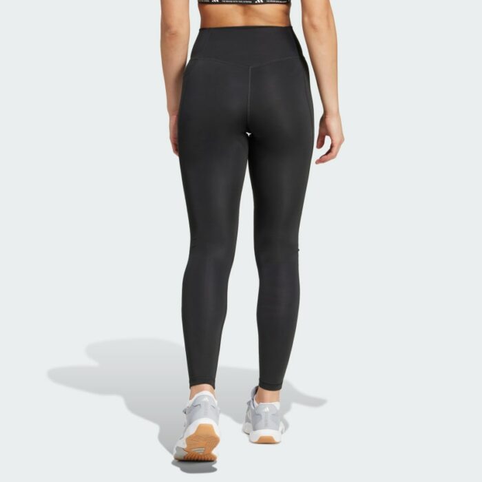adidas Optime Essentials Stash Pocket Leggings - Black - Image 3