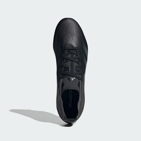adidas Predator League FG Football Boots - Black/Carbon - Image 3