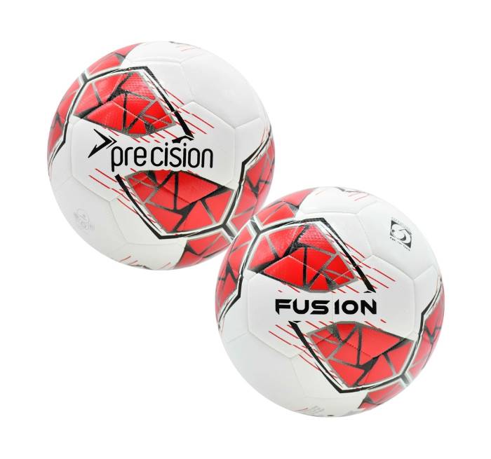 Precision Fusion FIFA Basic Training Ball - White/Red