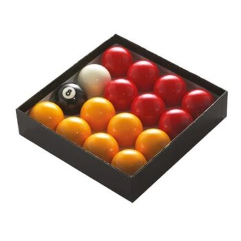 Powerglide Pool Balls - Red and Yellow 1 ⅞" (47.6mm)