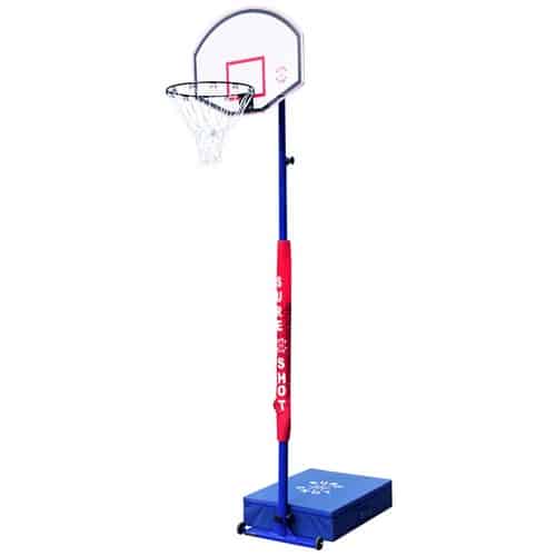 Sure Shot Compact Hoops Combo Unit with Pole Padding
