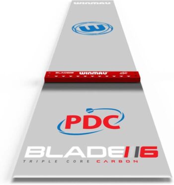 Winmau Clearzone PVC Dart Mat with Integrated Oche