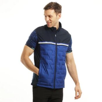 Island Green Golf IGVST2308 Men's Stretch Gilet with Padded Body