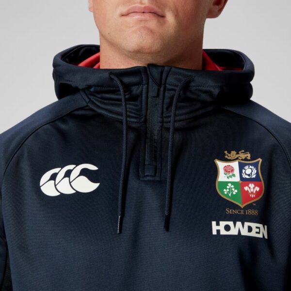 Canterbury British & Irish Lions 2025 1/4 Zip Hoodie - Navy - Image 5