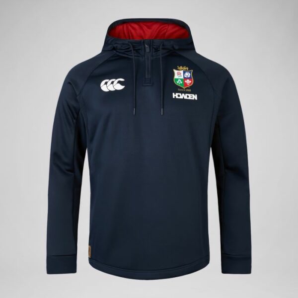 Canterbury British & Irish Lions 2025 1/4 Zip Hoodie - Navy