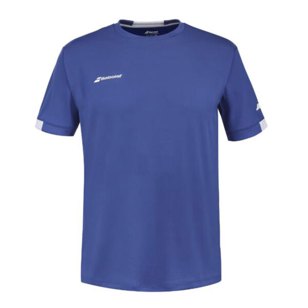 Babolat Boy's Play Crew Neck Tee Shirt - Blue