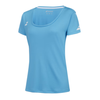 Babolat Girl's Play Cap Sleeve Top Cyan